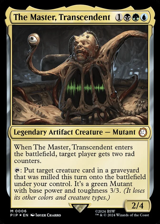 The Master, Transcendent (Fallout) - Magic: The Gathering in TCG Land