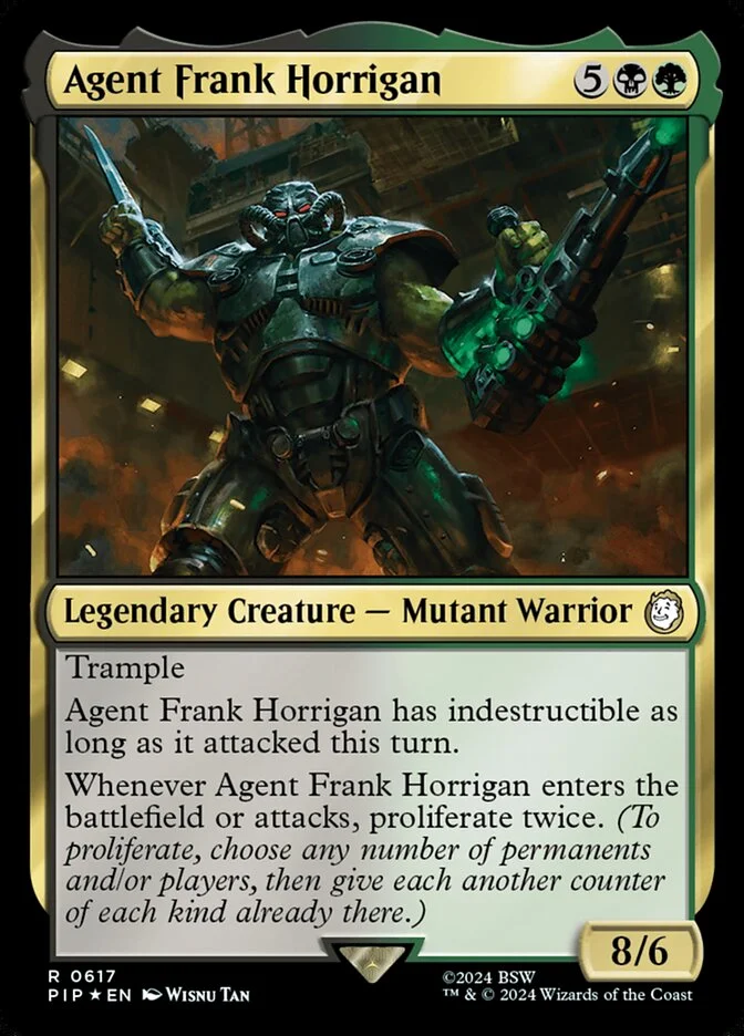 Agent Frank Horrigan (Fallout) - Magic: The Gathering in TCG Land