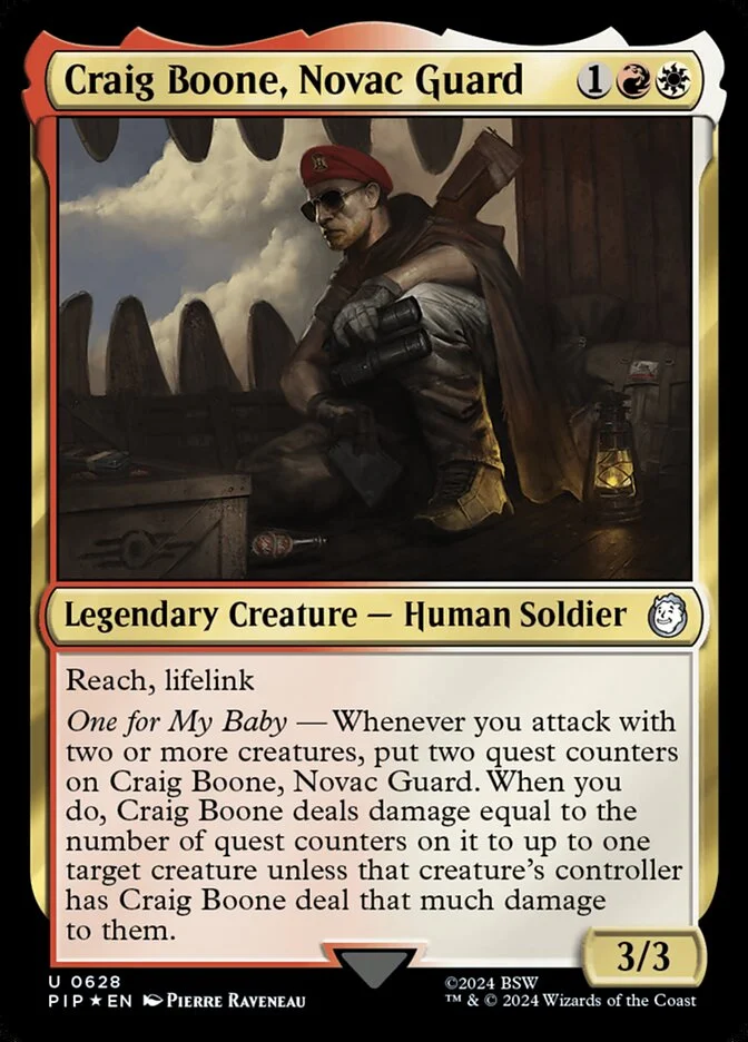 Craig Boone, Novac Guard (Fallout) - Magic: The Gathering in TCG Land