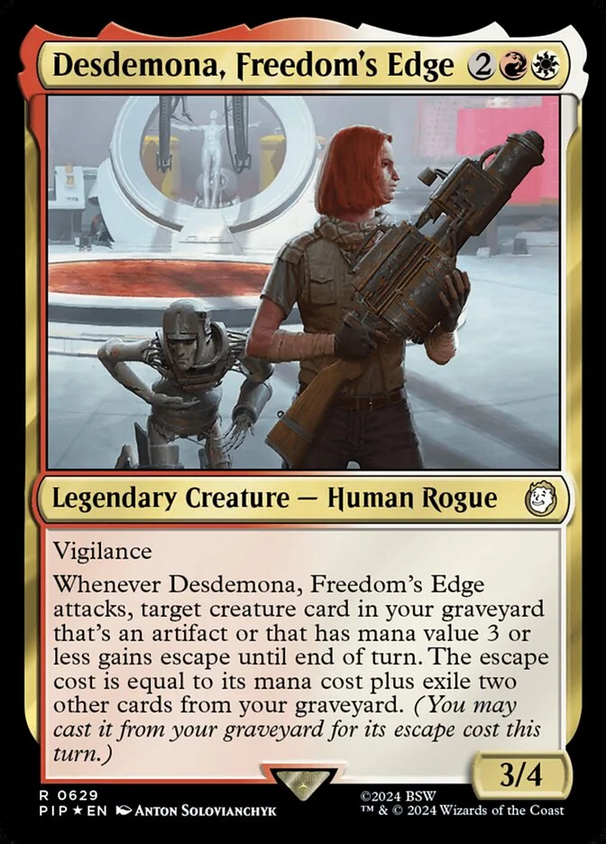 Desdemona, Freedom's Edge (Fallout) - Magic: The Gathering in TCG Land