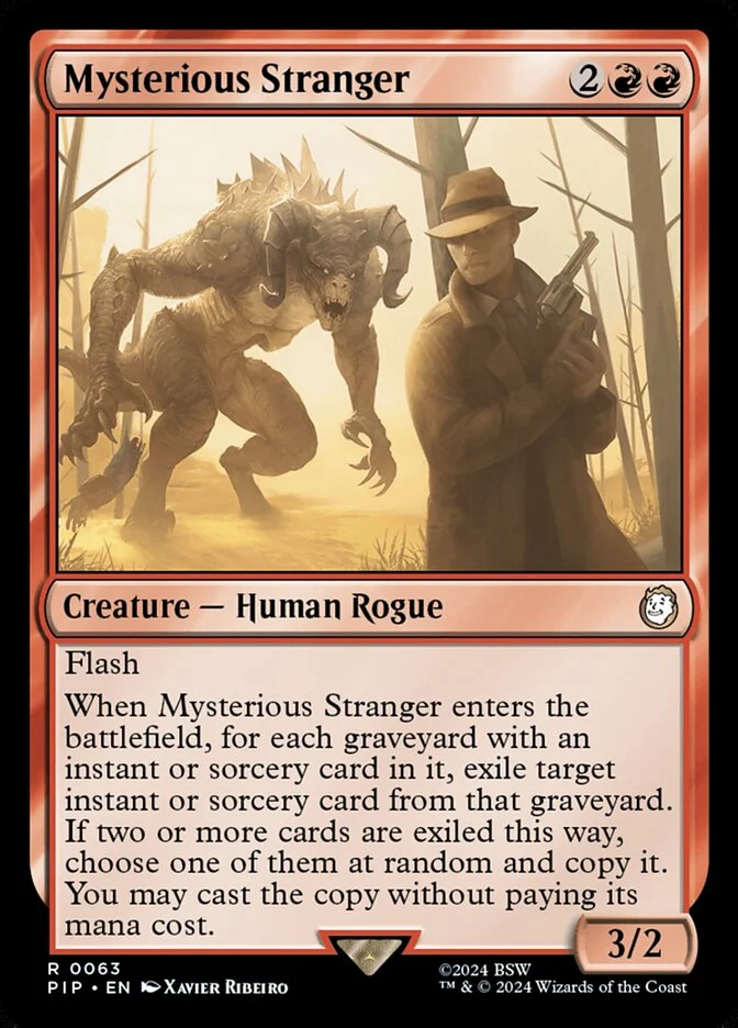 Mysterious Stranger (Fallout) - Magic: The Gathering in TCG Land