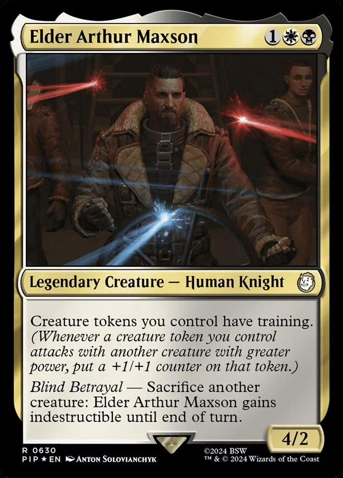 Elder Arthur Maxson (Fallout) - Magic: The Gathering in TCG Land