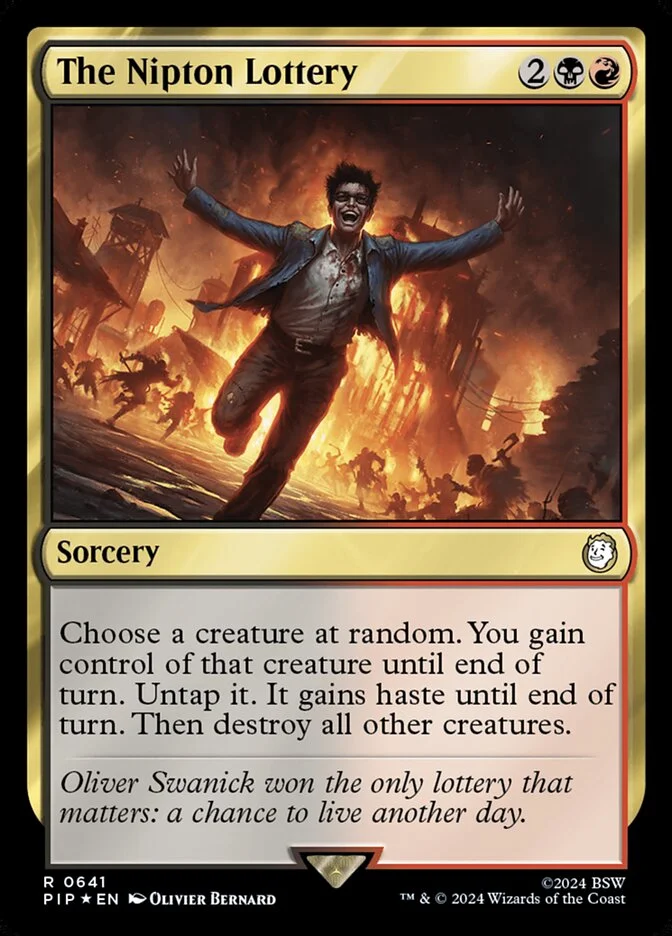 The Nipton Lottery (Fallout) - Magic: The Gathering in TCG Land México