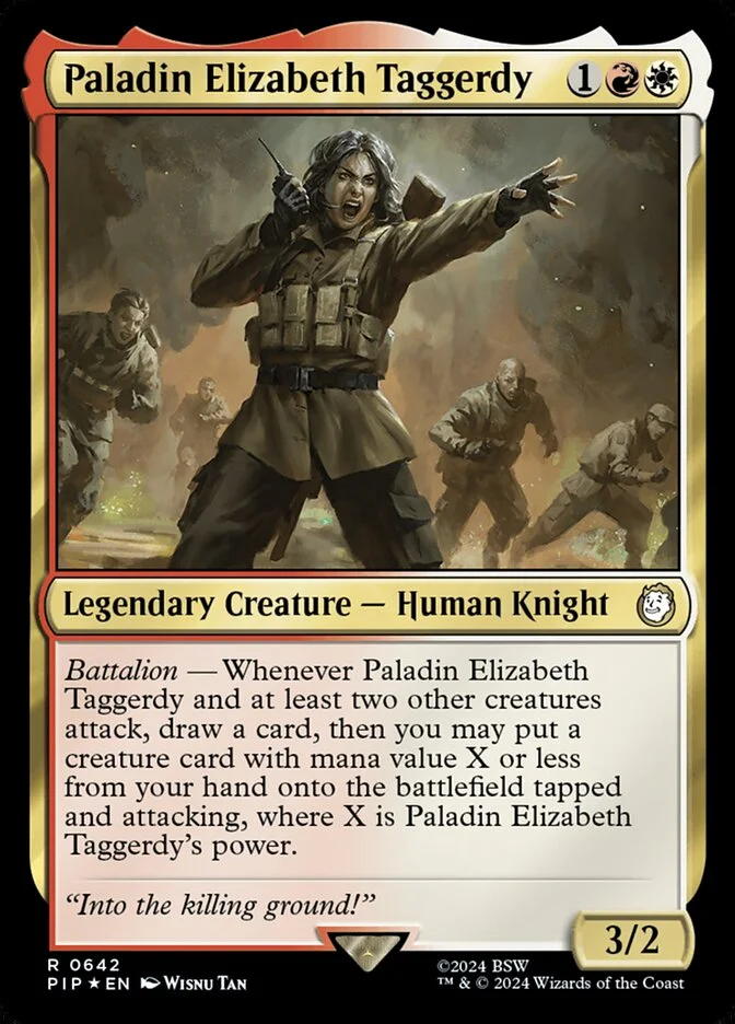 Paladin Elizabeth Taggerdy (Fallout) - Magic: The Gathering in TCG Land