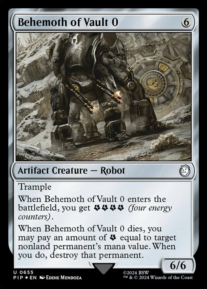 Behemoth of Vault 0 (Fallout) - Magic: The Gathering in TCG Land