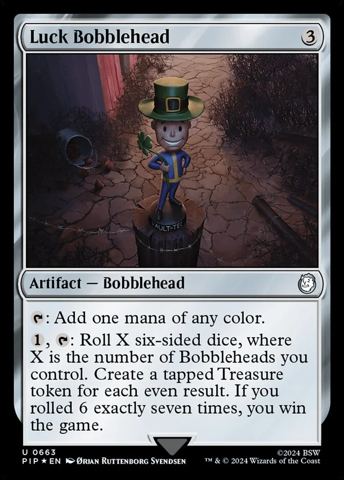 Luck Bobblehead (Fallout) - Magic: The Gathering in TCG Land