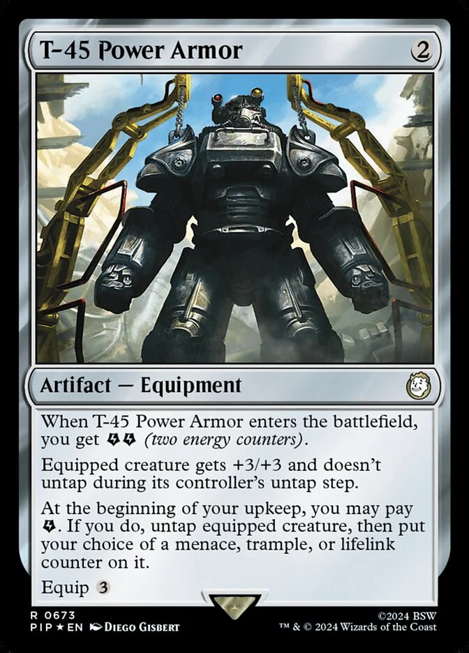 T-45 Power Armor (Fallout) - Magic: The Gathering in TCG Land