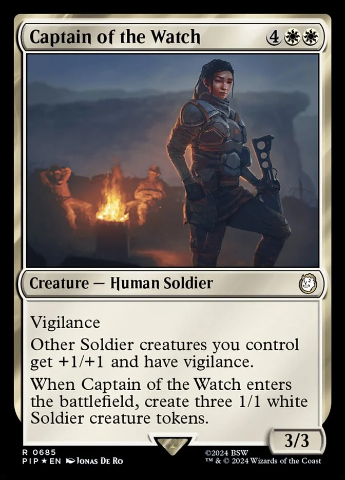 Captain of the Watch (Fallout) - Magic: The Gathering in TCG Land
