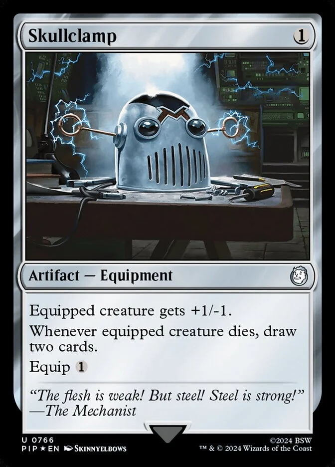 Skullclamp (Fallout) - Magic: The Gathering in TCG Land