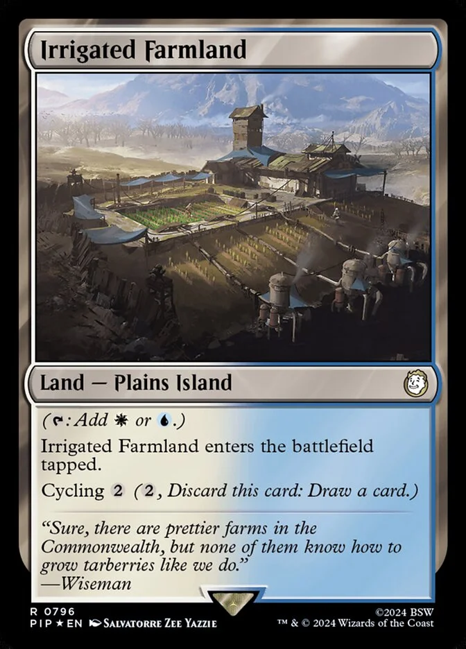Irrigated Farmland (Fallout) - Magic: The Gathering in TCG Land