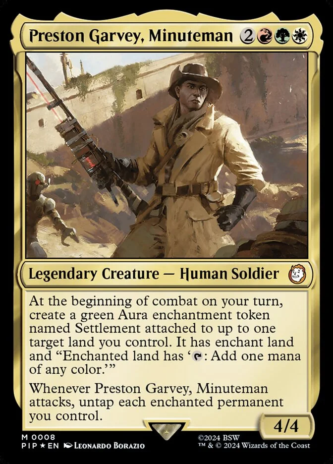 Preston Garvey, Minuteman (Fallout) - Magic: The Gathering in TCG Land