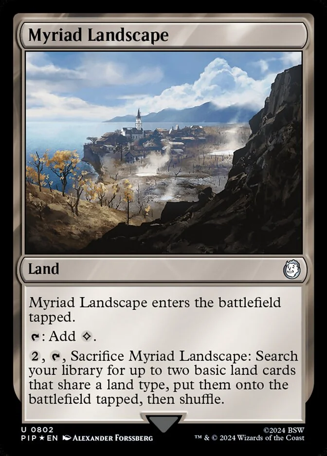 Myriad Landscape (Fallout) - Magic: The Gathering in TCG Land