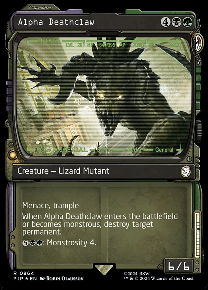 Alpha Deathclaw (Fallout) - Magic: The Gathering in TCG Land