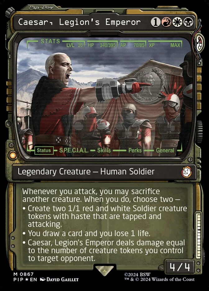 Caesar, Legion's Emperor (Fallout) - Magic: The Gathering in TCG Land