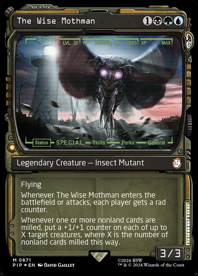 The Wise Mothman (Fallout) - Magic: The Gathering in TCG Land