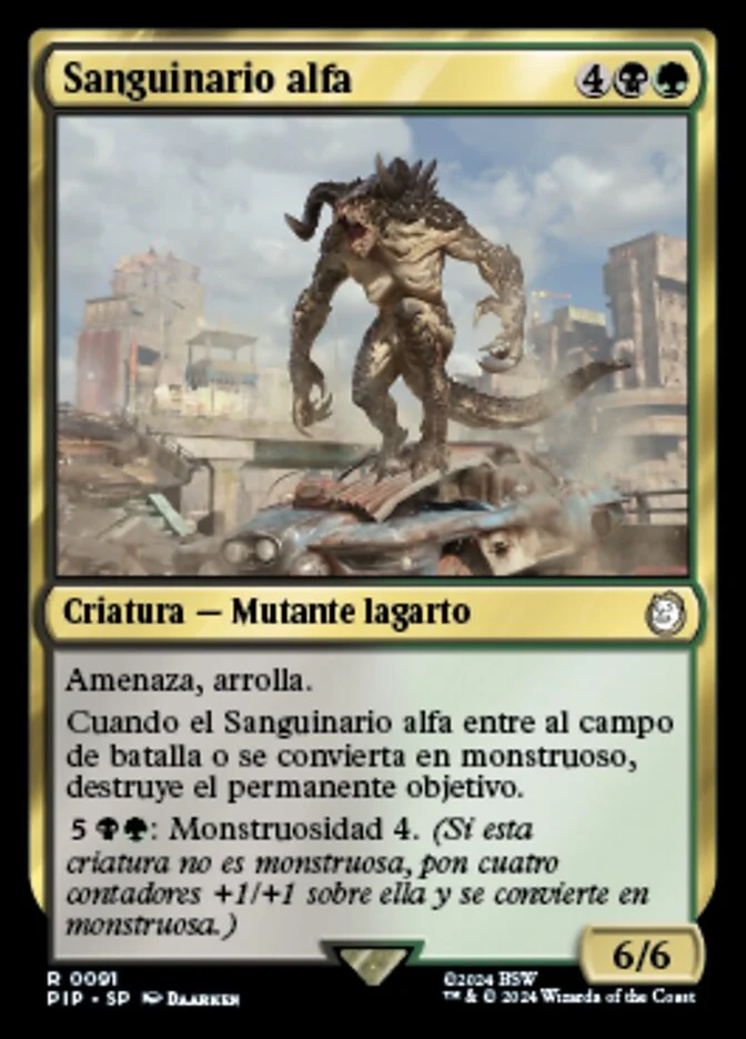 Sanguinario alfa (Fallout) - Magic: The Gathering in TCG Land