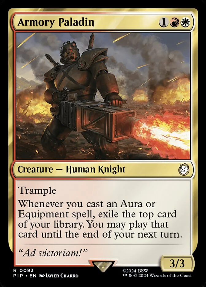 Armory Paladin (Fallout) - Magic: The Gathering in TCG Land