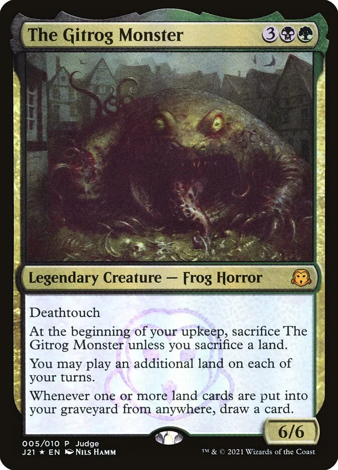 The Gitrog Monster (Judge Gift Cards 2021) - Magic: The Gathering in TCG Land