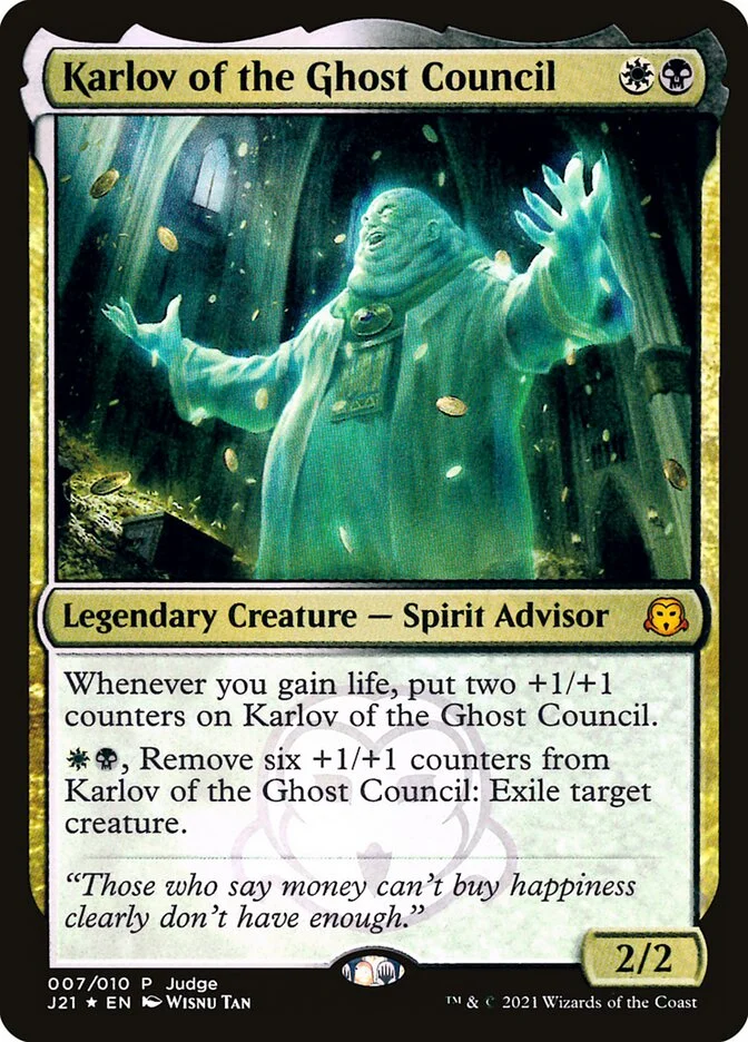 Karlov of the Ghost Council (Judge Gift Cards 2021) - Magic: The Gathering in TCG Land