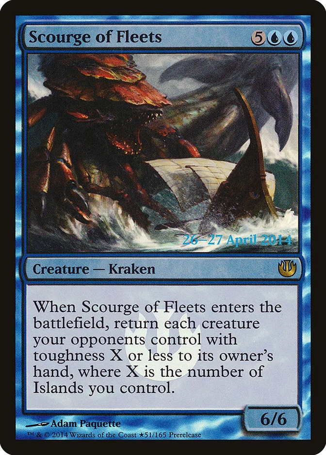 Scourge of Fleets (Journey into Nyx Promos) - Magic: The Gathering in TCG Land