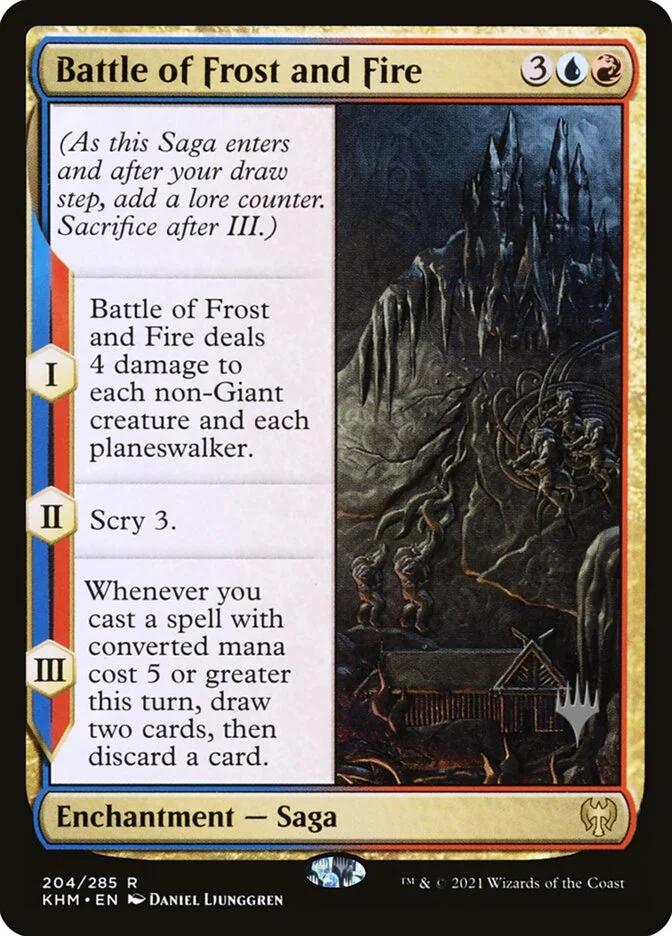 Battle of Frost and Fire (Kaldheim Promos) - Magic: The Gathering in TCG Land