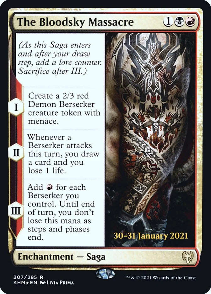 The Bloodsky Massacre (Kaldheim Promos) - Magic: The Gathering in TCG Land