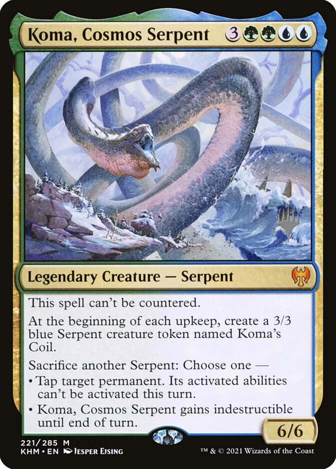Koma, Cosmos Serpent (Kaldheim Promos) - Magic: The Gathering in TCG Land