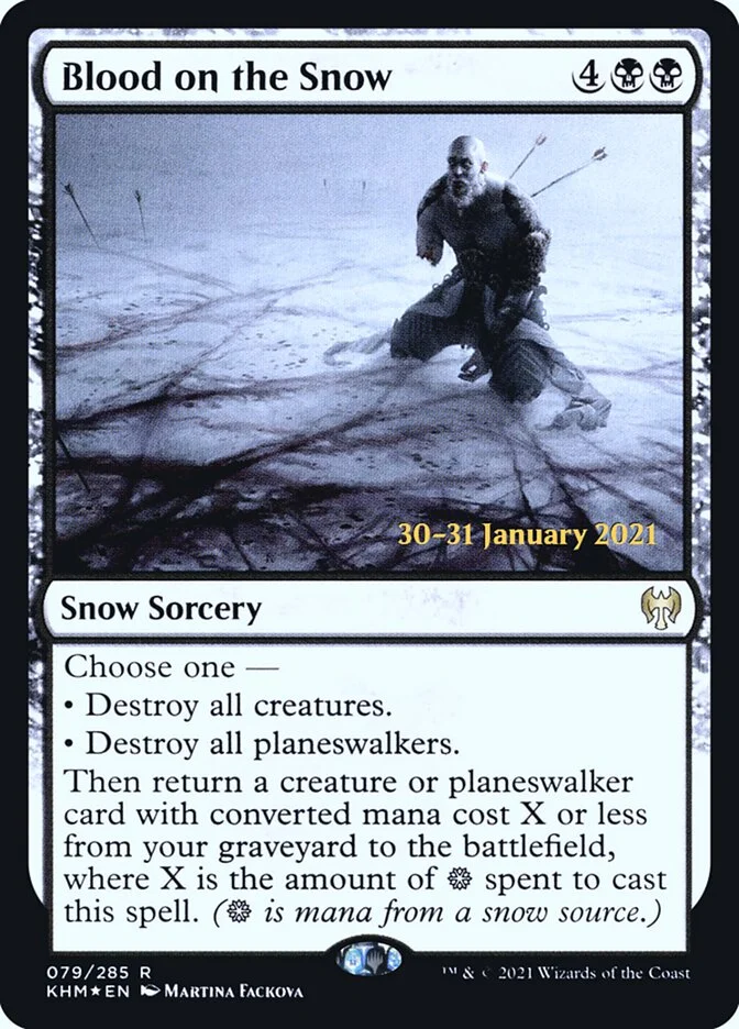 Blood on the Snow (Kaldheim Promos) - Magic: The Gathering in TCG Land