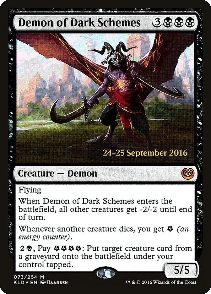 Demon of Dark Schemes (Kaladesh Promos) - Magic: The Gathering in TCG Land