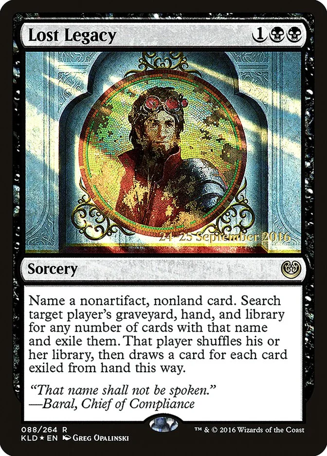 Lost Legacy (Kaladesh Promos) - Magic: The Gathering in TCG Land