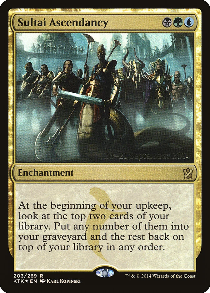 Sultai Ascendancy (Khans of Tarkir Promos) - Magic: The Gathering in TCG Land