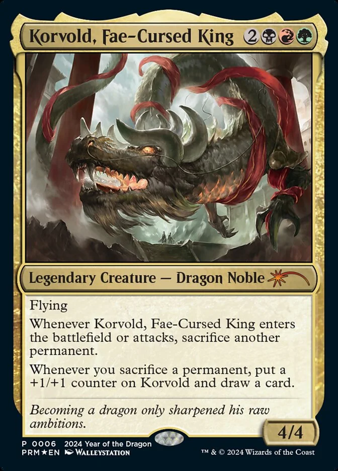 Korvold, Fae-Cursed King (Year of the Dragon 2024) - Magic: The Gathering in TCG Land