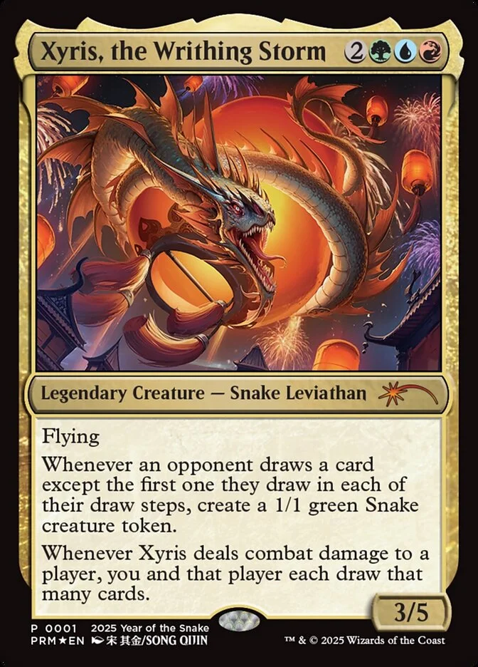 Xyris, the Writhing Storm (Year of the Snake 2025) - Magic: The Gathering in TCG Land