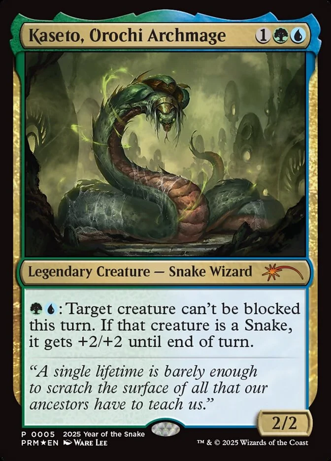 Kaseto, Orochi Archmage (Year of the Snake 2025) - Magic: The Gathering in TCG Land