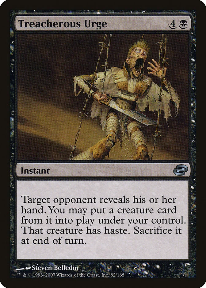 Treacherous Urge (Planar Chaos) - Magic: The Gathering in TCG Land