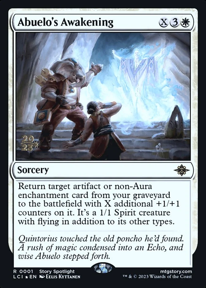 Abuelo's Awakening (The Lost Caverns of Ixalan Promos) - Magic: The Gathering in TCG Land