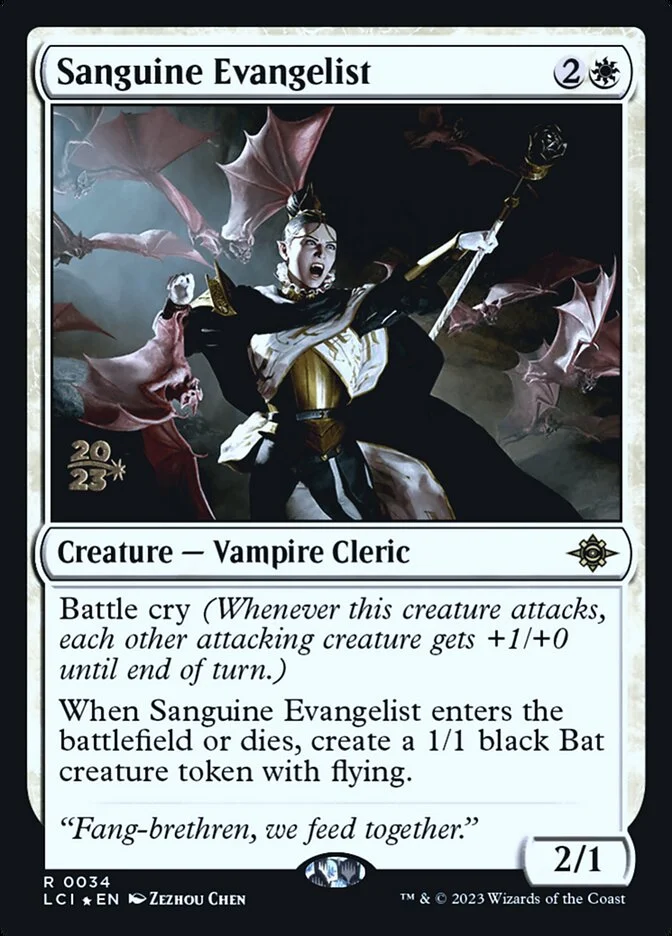 Sanguine Evangelist (The Lost Caverns of Ixalan Promos) - Magic: The Gathering in TCG Land