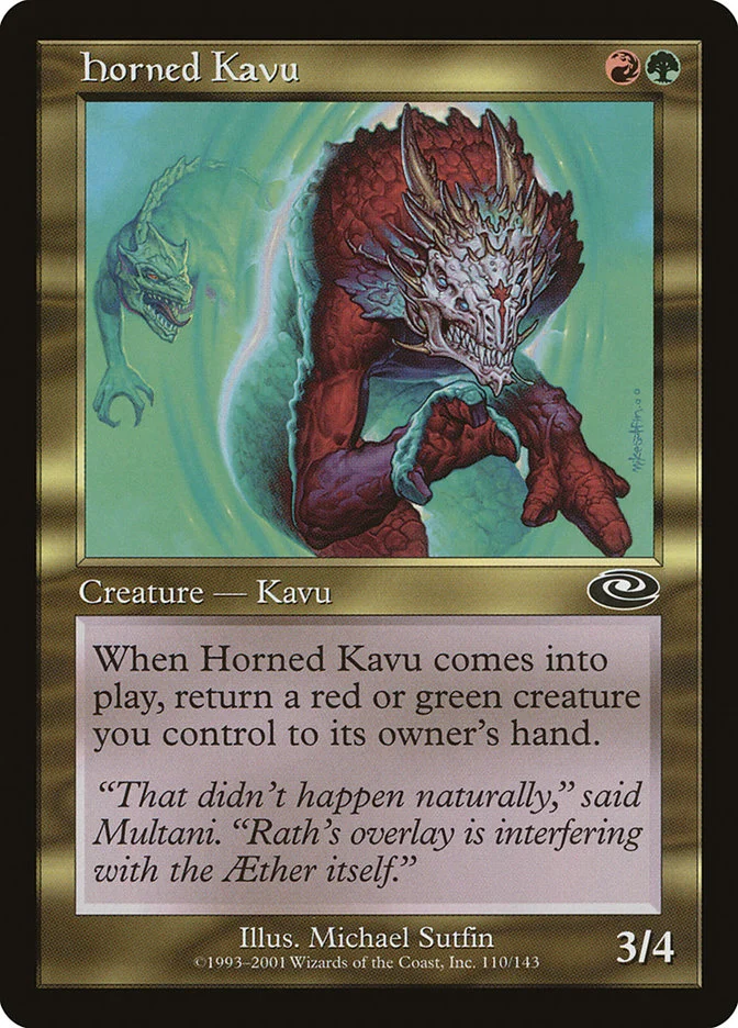 Horned Kavu (Planeshift) - Magic: The Gathering in TCG Land