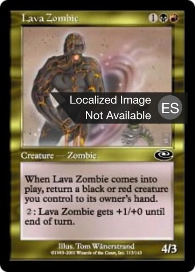 Zombie de lava (Planeshift) - Magic: The Gathering in TCG Land