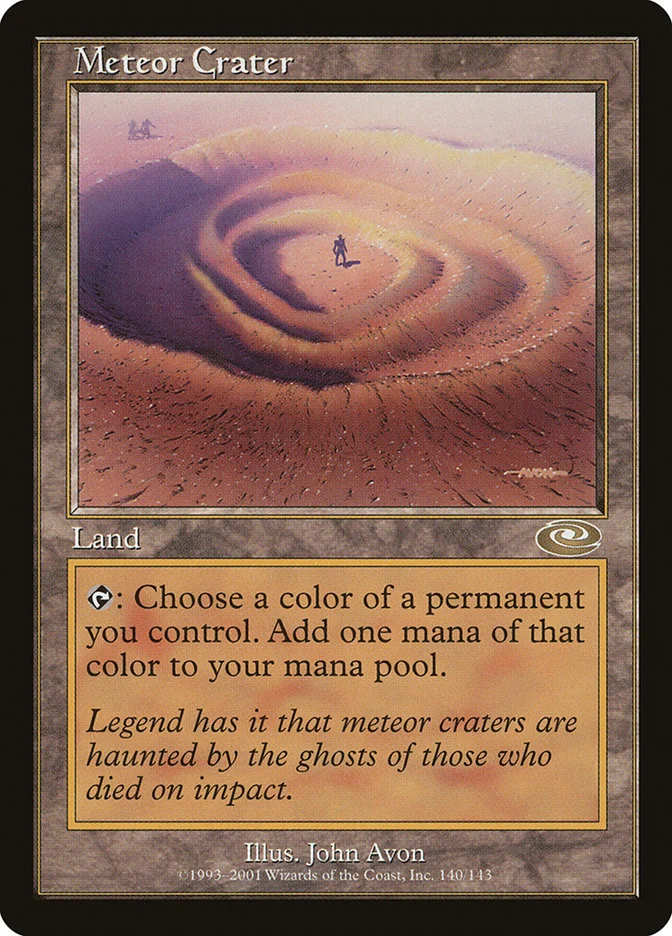 Meteor Crater (Planeshift) - Magic: The Gathering in TCG Land México