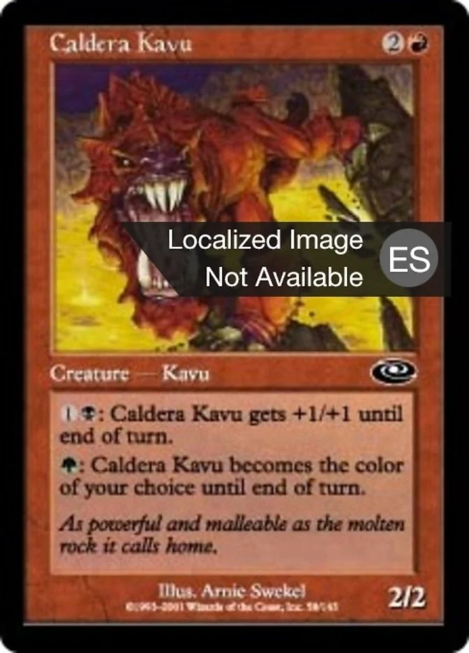 Kavu de lago hirviente (Planeshift) - Magic: The Gathering in TCG Land