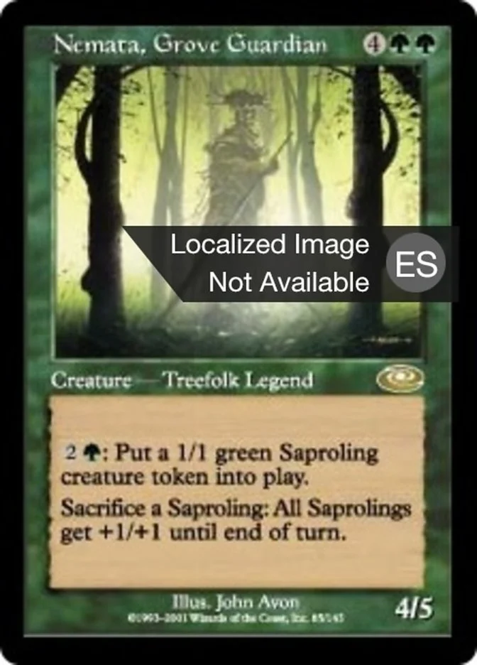 Nemata, guardían de la arboleda (Planeshift) - Magic: The Gathering in TCG Land