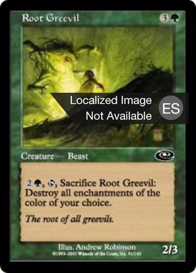 Greevil raíz (Planeshift) - Magic: The Gathering in TCG Land