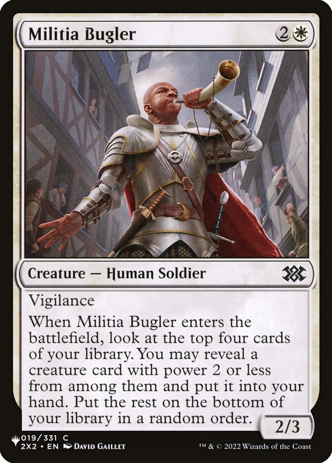 Militia Bugler (The List) - Magic: The Gathering in TCG Land