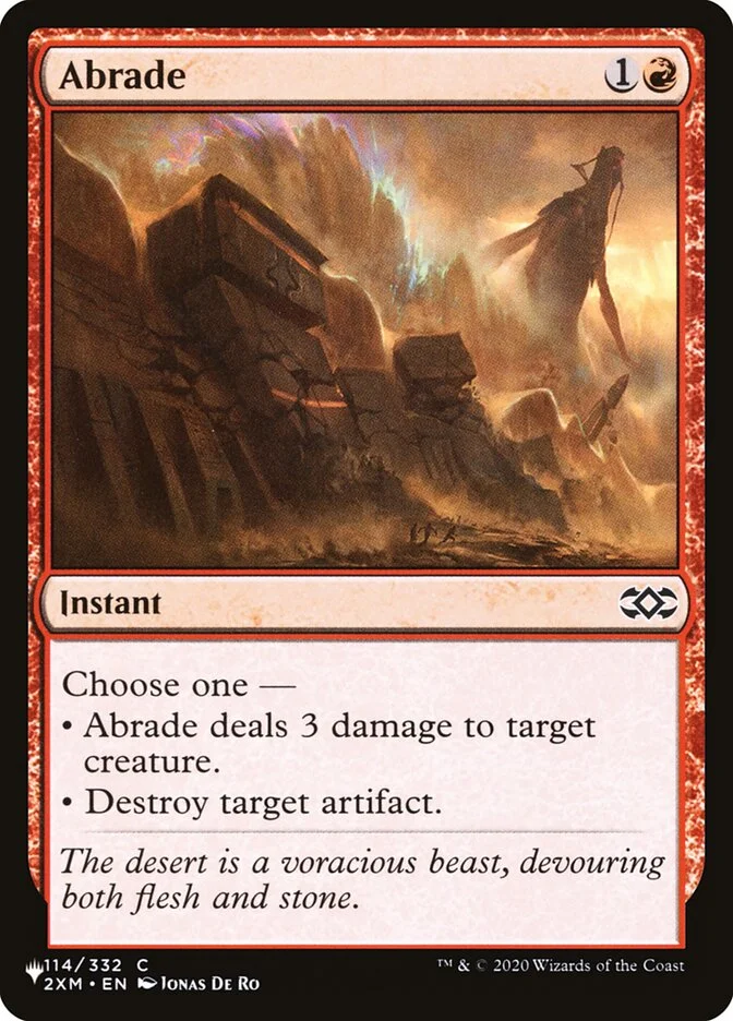 Abrade (The List) - Magic: The Gathering in TCG Land