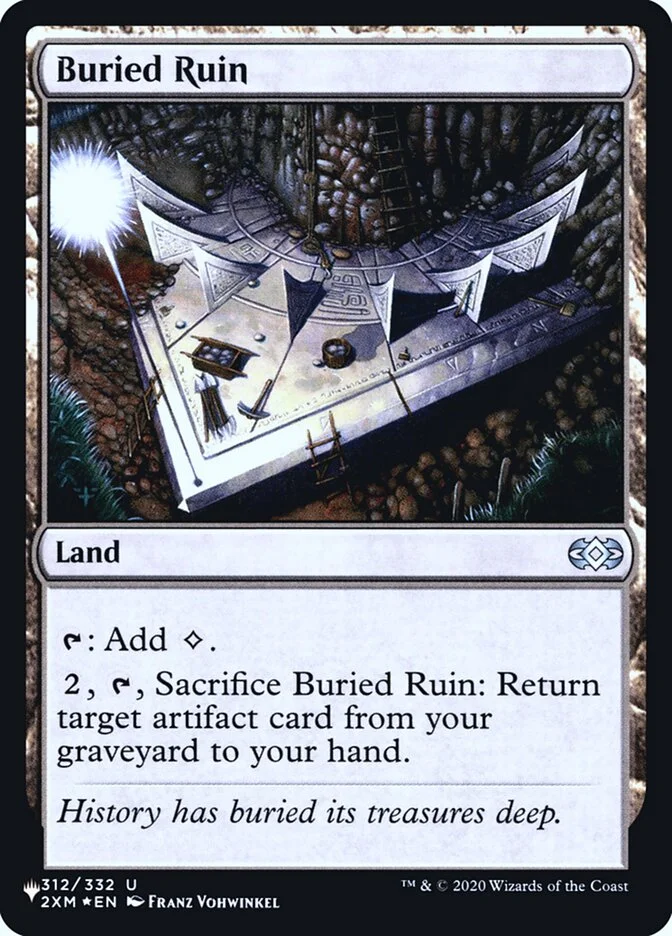 Buried Ruin (The List) - Magic: The Gathering in TCG Land