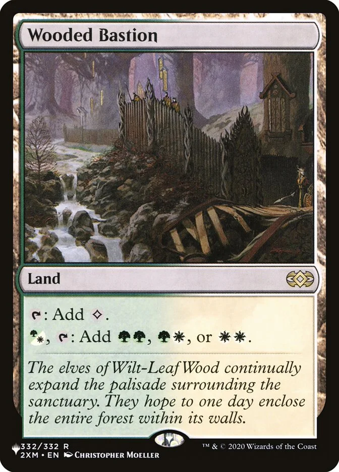 Wooded Bastion (The List) - Magic: The Gathering in TCG Land México