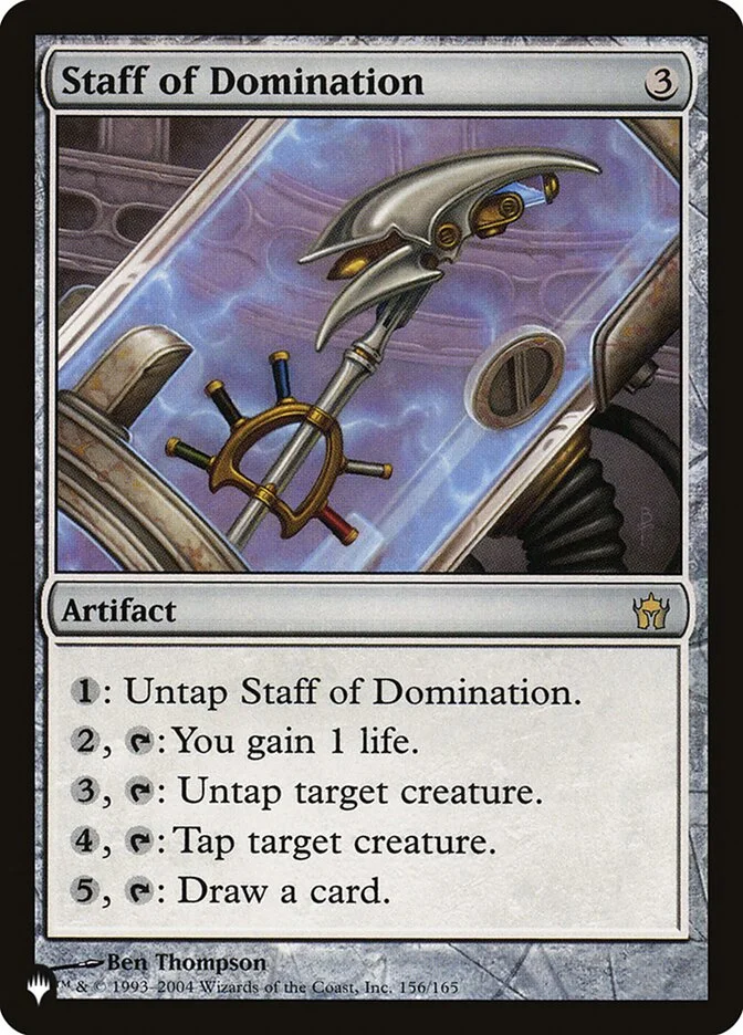 Staff of Domination (The List) - Magic: The Gathering in TCG Land