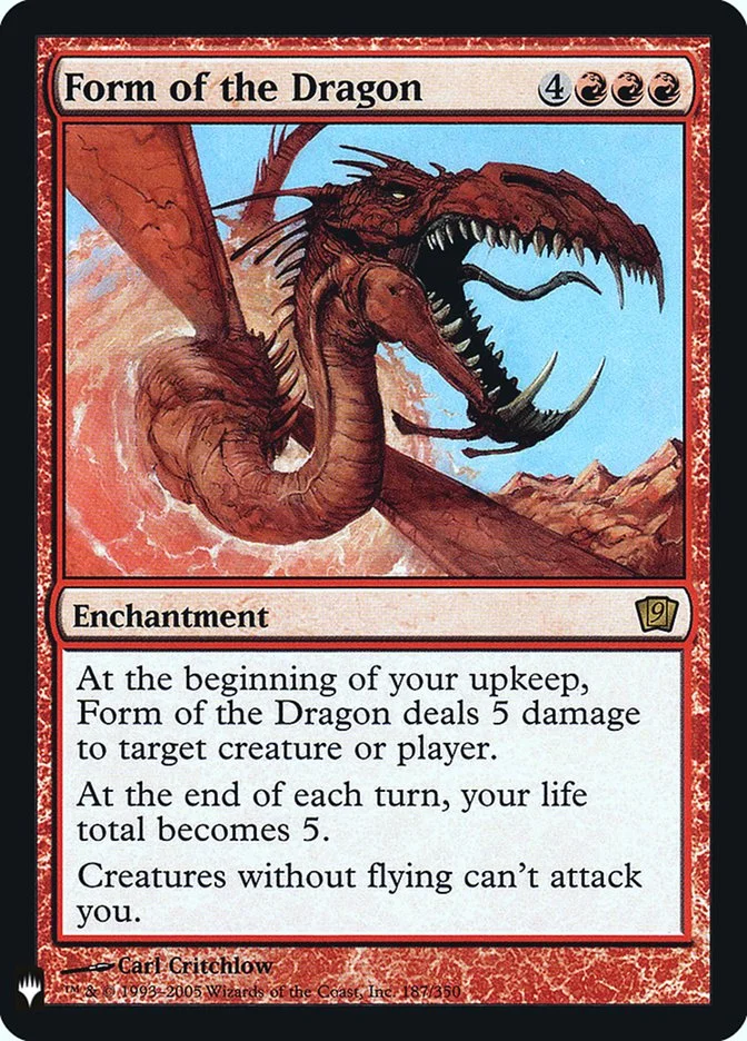 Form of the Dragon (The List) - Magic: The Gathering in TCG Land