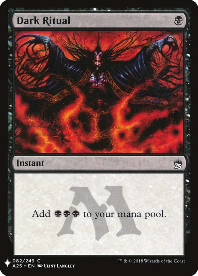 Dark Ritual (The List) - Magic: The Gathering in TCG Land